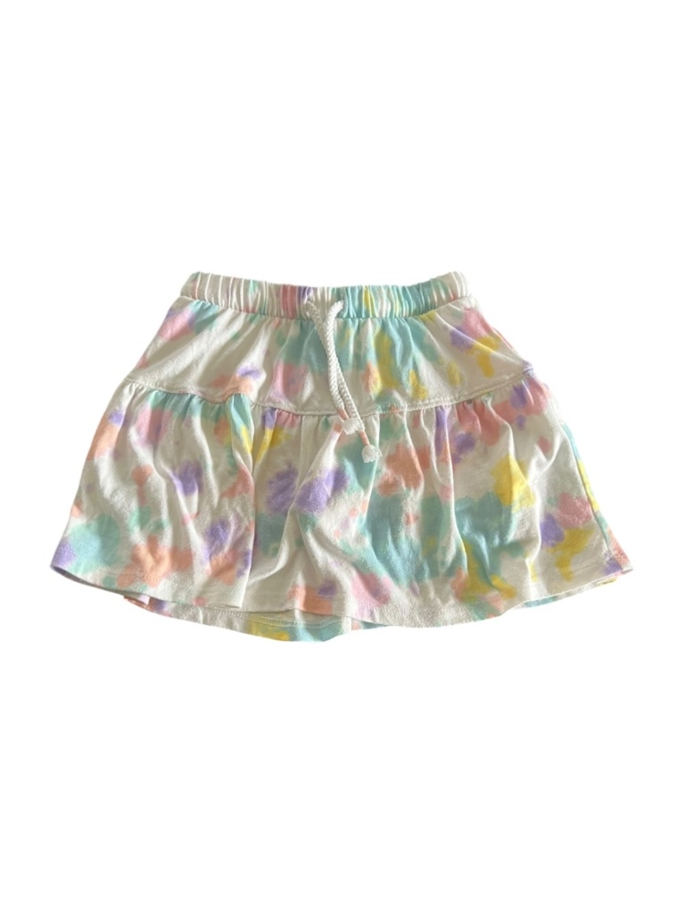 Cat & Jack Pastel Tie Dye Skort Girls Size 5T VGUC